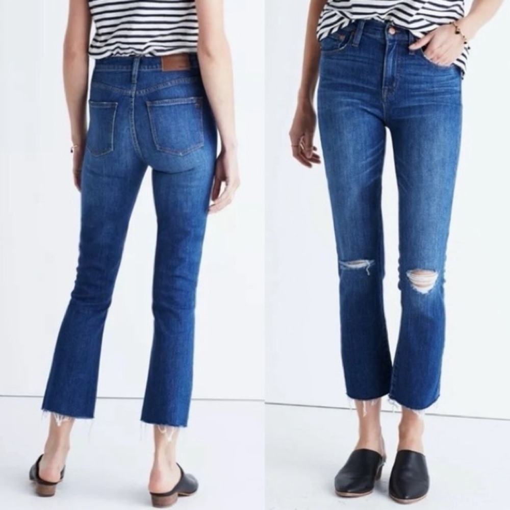 Madewell High Riser Demi Boot Jeans - Picture 2 of 5